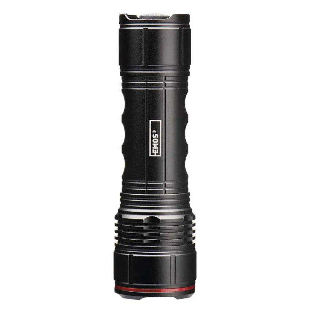 Lanterna LED PROMELEK, 500lm, 4 AAA, negru