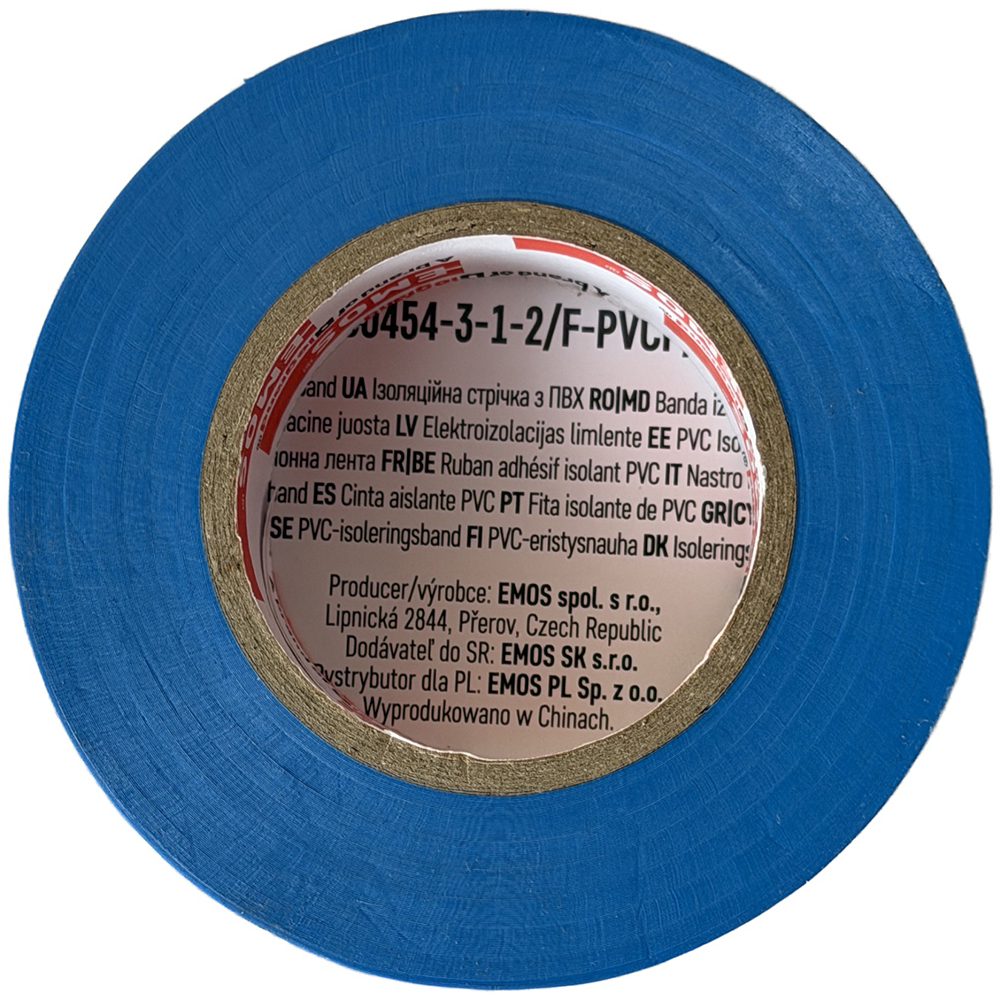 Banda izolatoare PVC EMOS, 19mm x 20m, albastru