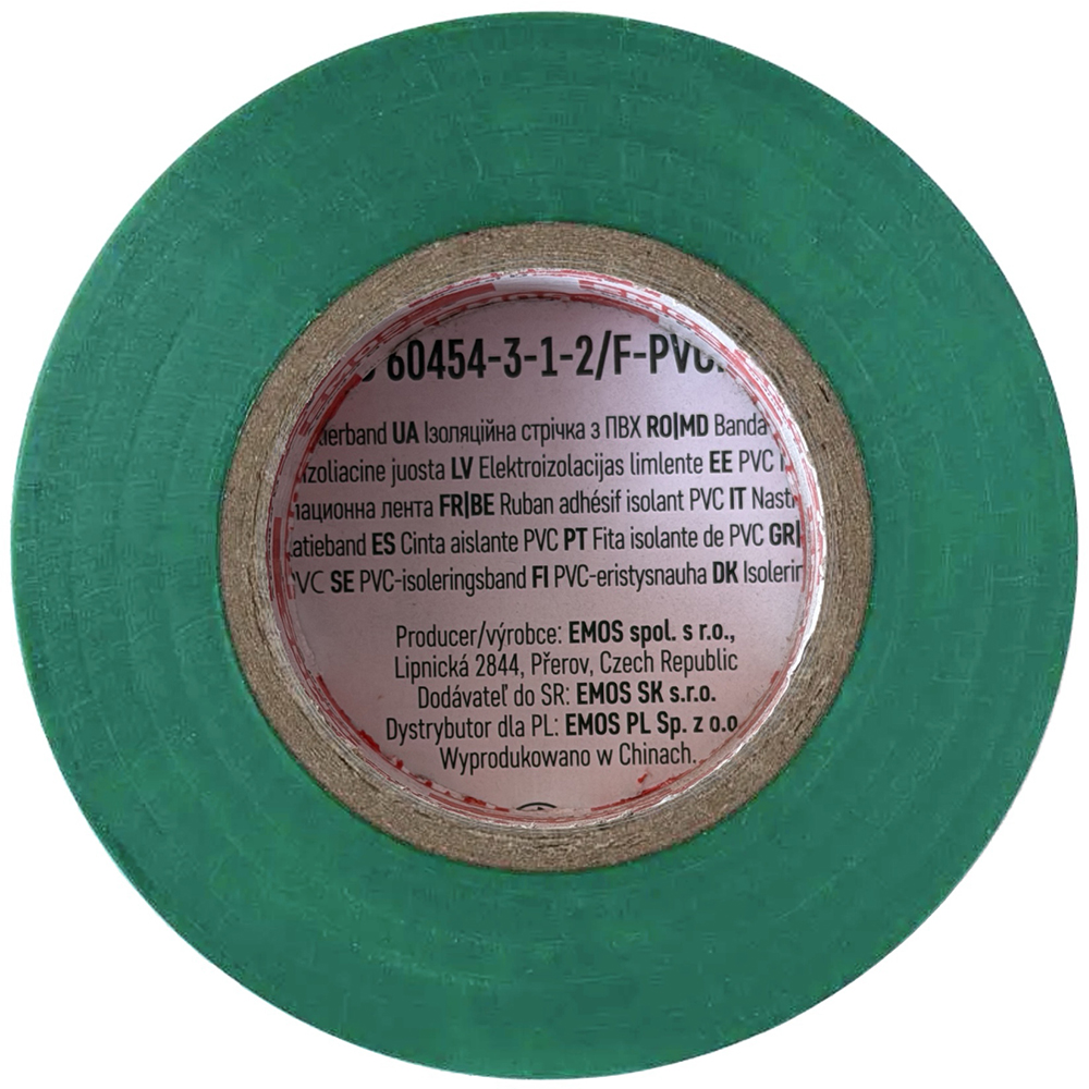 Banda izolatoare PVC EMOS, 19mm x 20m, verde