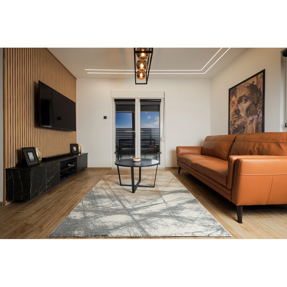 Covor living / dormitor Saga 32THW, 80 x 150 cm, polipropilena, multicolor