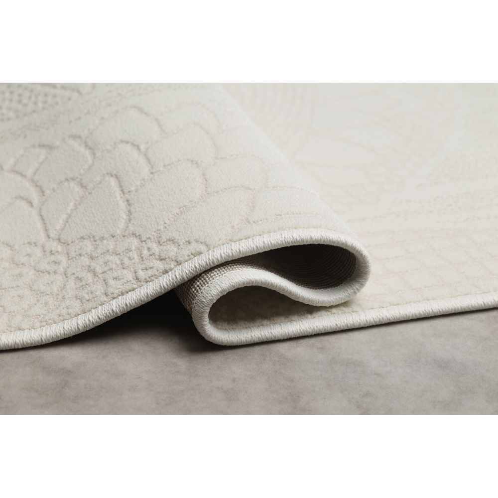 Covor living / dormitor Stella 29WEW, 80 x 150 cm, polipropilena, crem