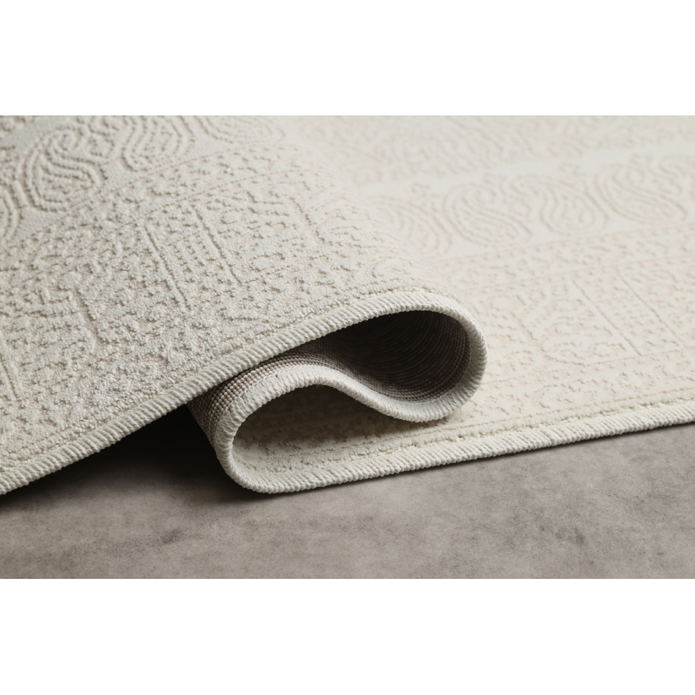 Covor living / dormitor Stella 24WWW, 80 x 150 cm, polipropilena, crem
