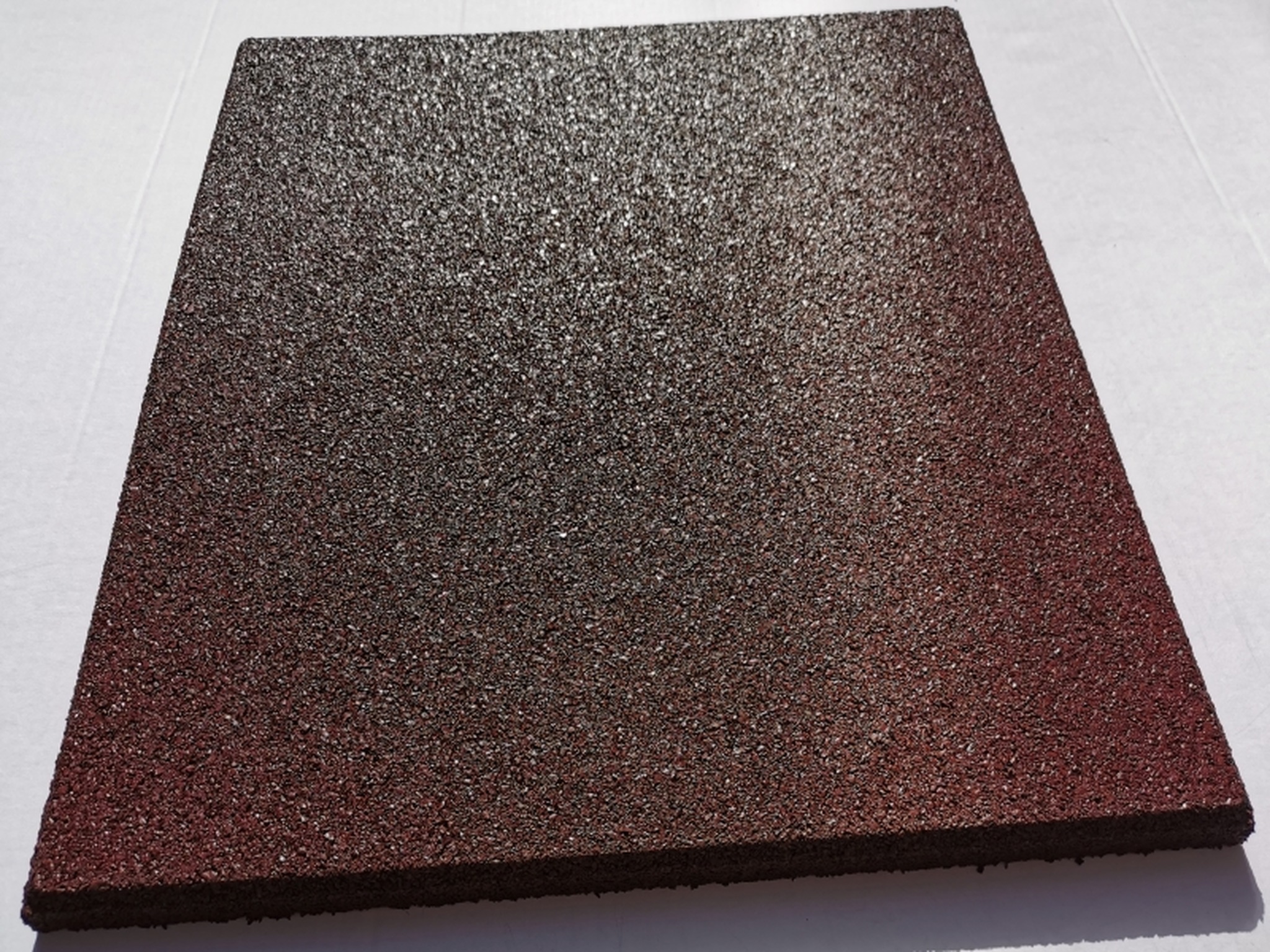 Dala cauciuc gradina POLTEKS, 50 x 50 x 2 cm, 4 buc/mp, rosu