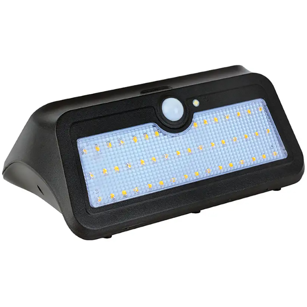 Lampa solara de exterior HOROZ, LED, 2W, IP44, 240lm, 4000K, plastic, negru