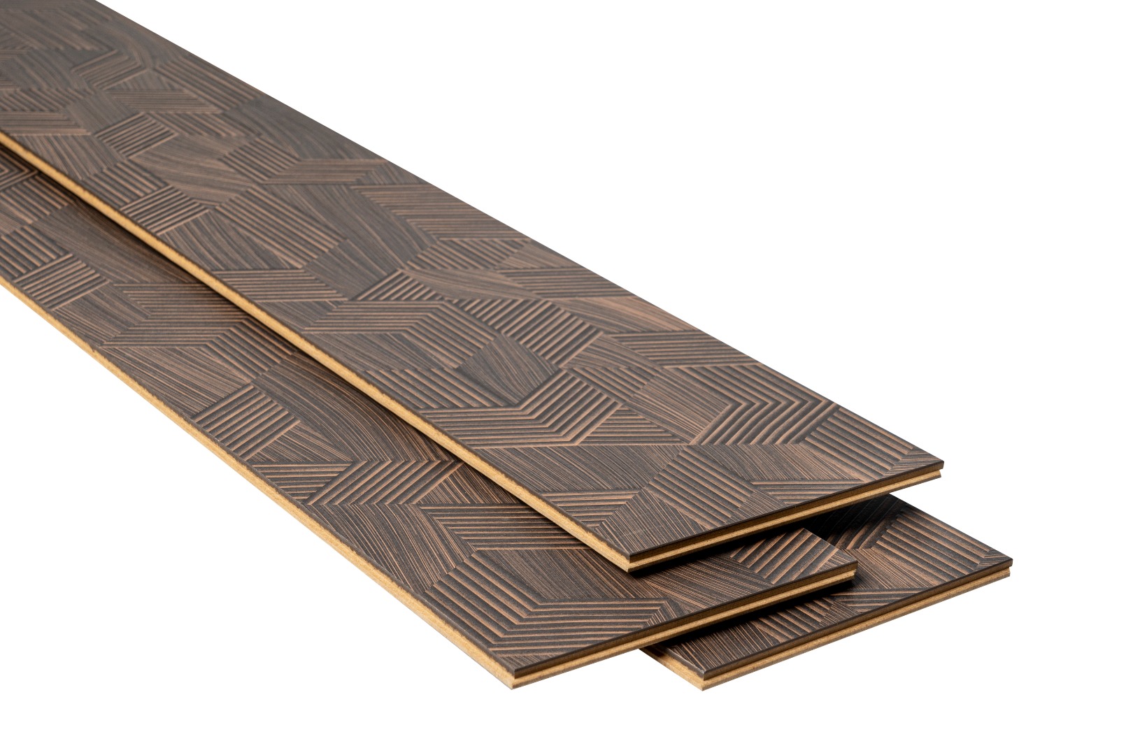 Parchet laminat 12 mm, maro, acoperire per cutie 1.368 mp, AC4, HDF AGT