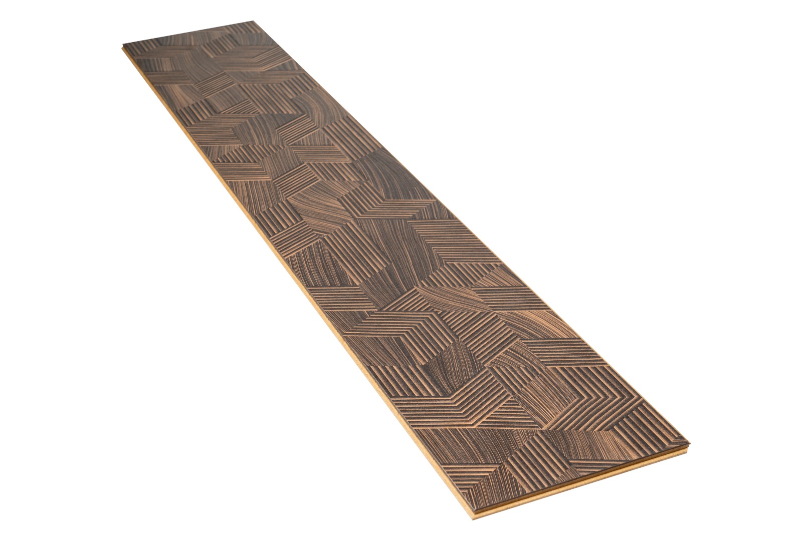 Parchet laminat 12 mm, maro, acoperire per cutie 1.368 mp, AC4, HDF AGT