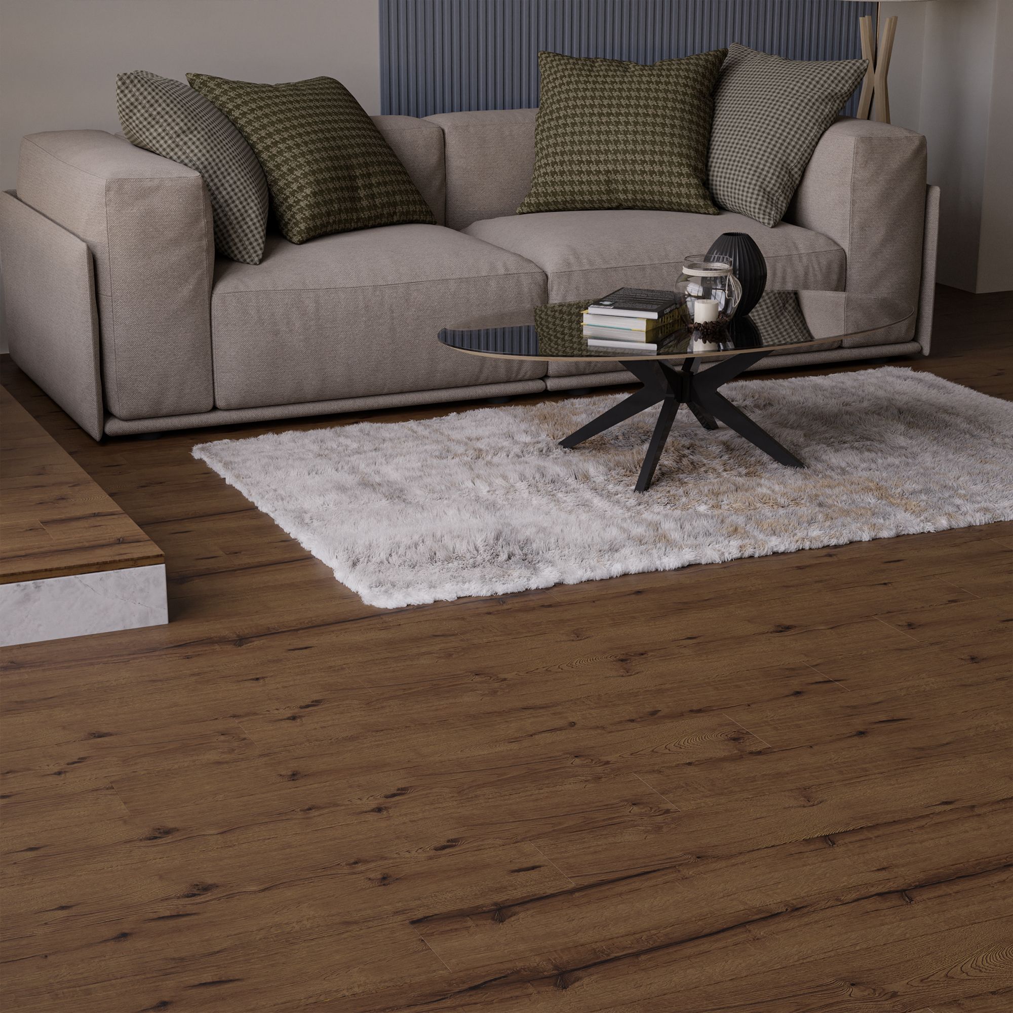 Parchet laminat Ultra Line Selge, 8 mm, AC5, CL33, 1.83 mp/cutie, maro inchis