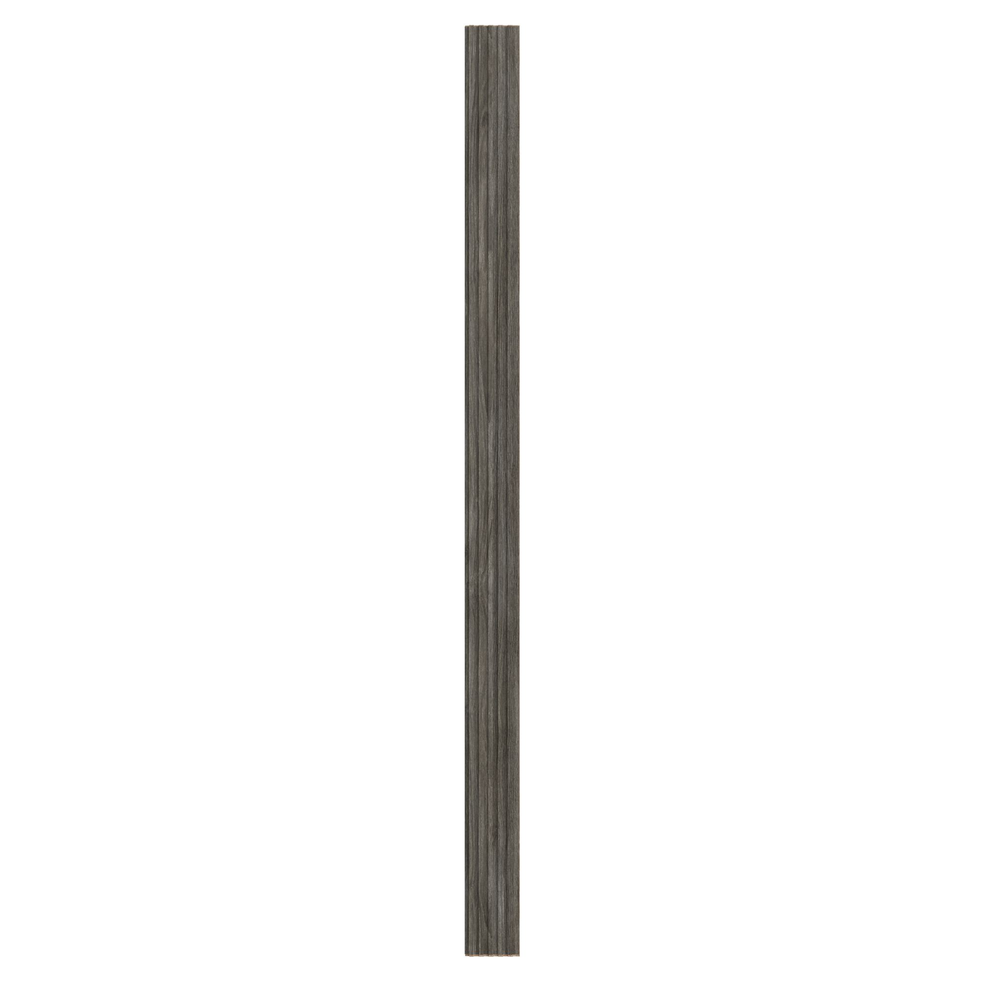 Panou riflaj decorativ, 280 cm x 15.8 cm, MDF, stejar
