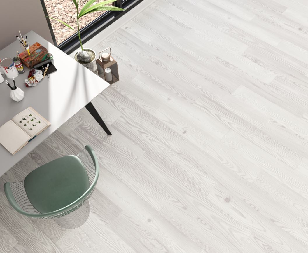 Parchet laminat Bella Neo Lilyum, 8 mm, AC3, CL31, 2.31 mp/cutie, stejar alb