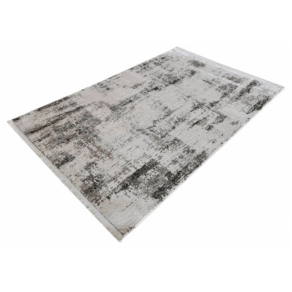 Covor living, gri, polipropilena, 160 x 230 x 1 cm  Karacahan Venita 