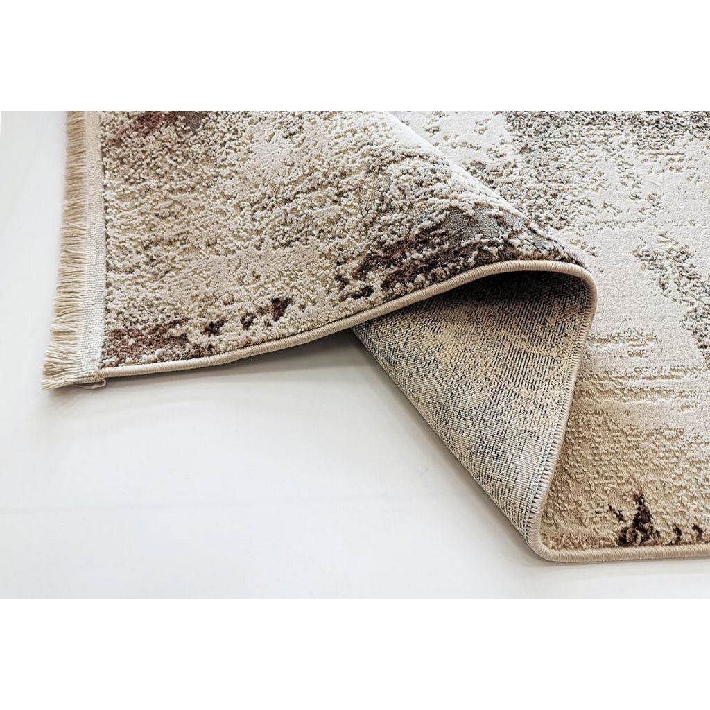 Covor living, gri, polipropilena, 160 x 230 x 1 cm  Karacahan Venita 