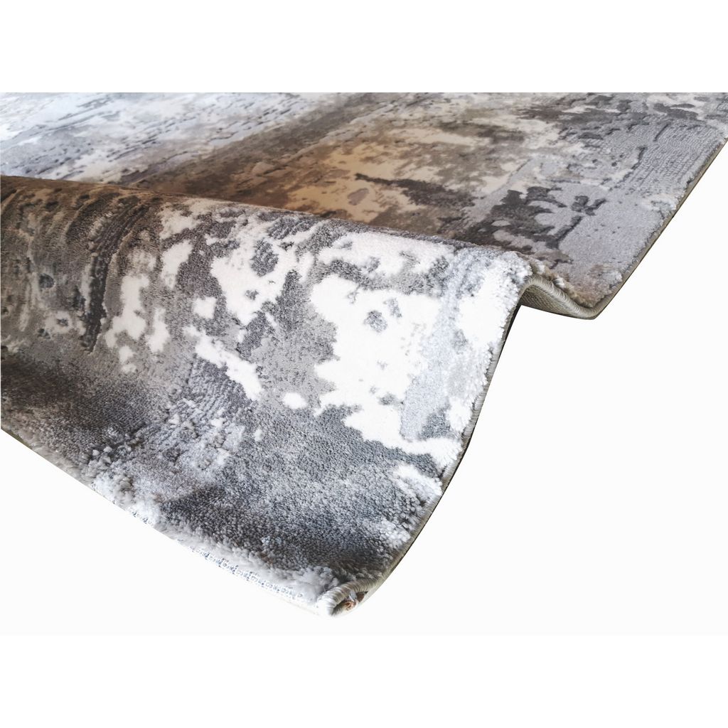 Covor living, gri, polipropilena, 160 x 230 x 1.1 cm  Karacahan Ametis 