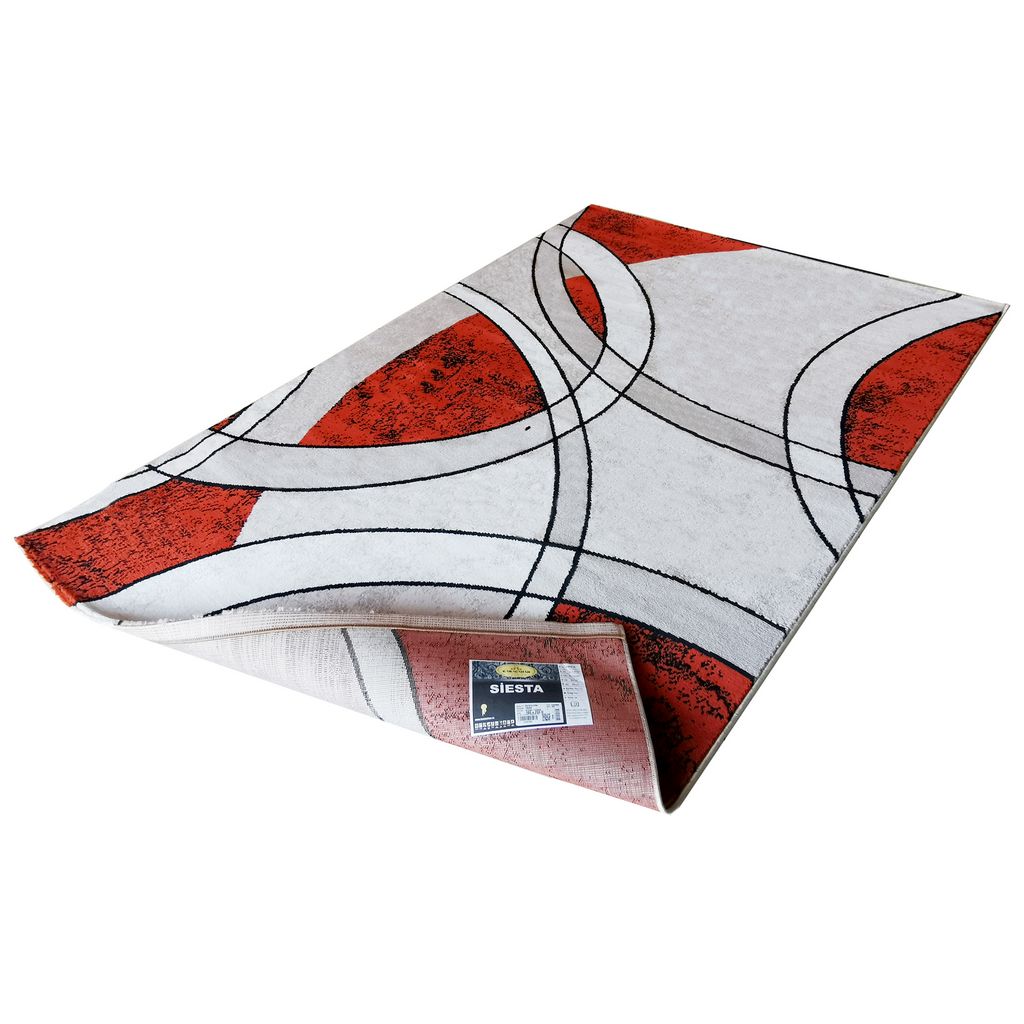 Covor living, crem, polipropilena, 160 x 230 x 1 cm  Karacahan Siesta