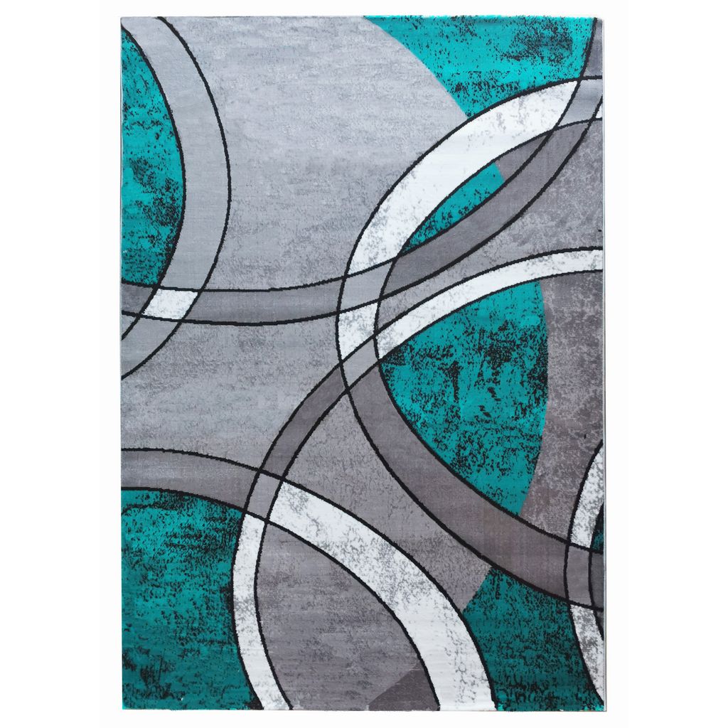 Covor living, gri, polipropilena, 160 x 230 x 1 cm Karacahan Siesta