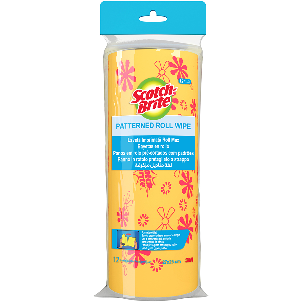 Laveta SCOTCH-BRITE MMLA0301, 12 bucati, diverse culori
