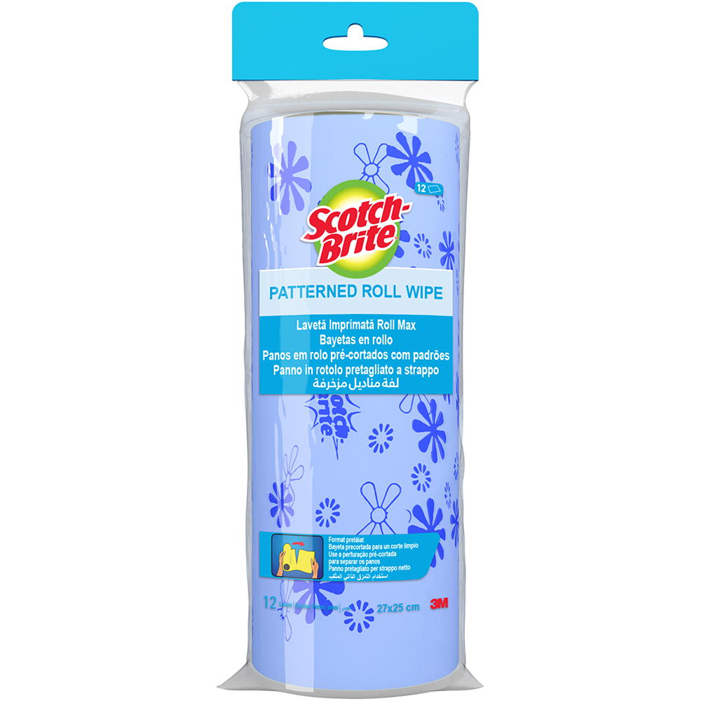 Laveta SCOTCH-BRITE MMLA0301, 12 bucati, diverse culori