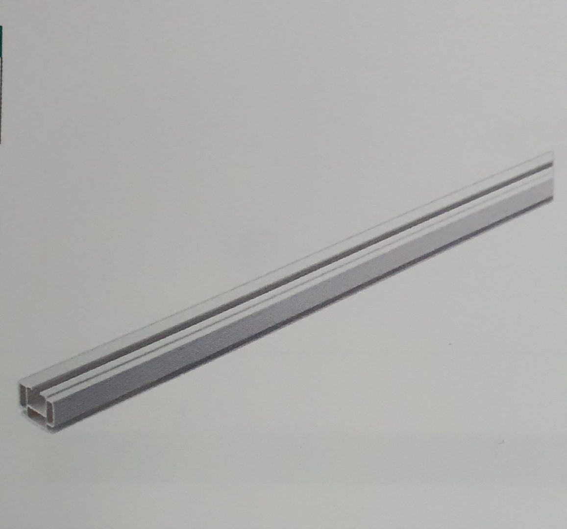 Sina simpla perdea, plastic, 2 m, 1 canal