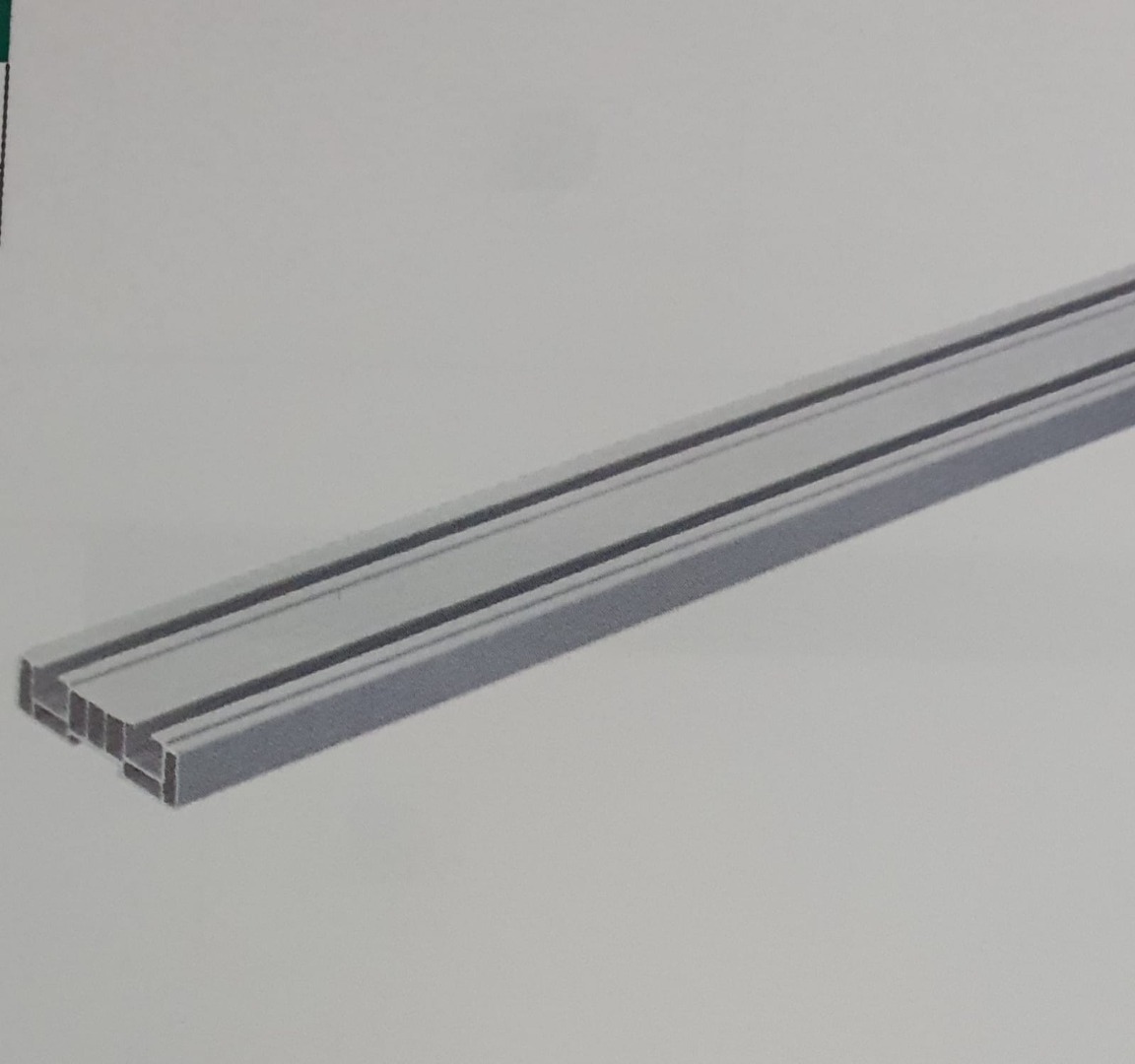 Sina perdea, plastic, 3.5 m, 2 canale 
