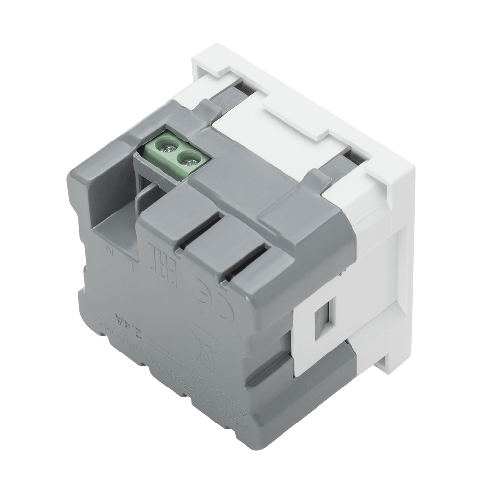 Priza USB, A Si C, 5V, 2.4 A, 2M, alba  Elbi