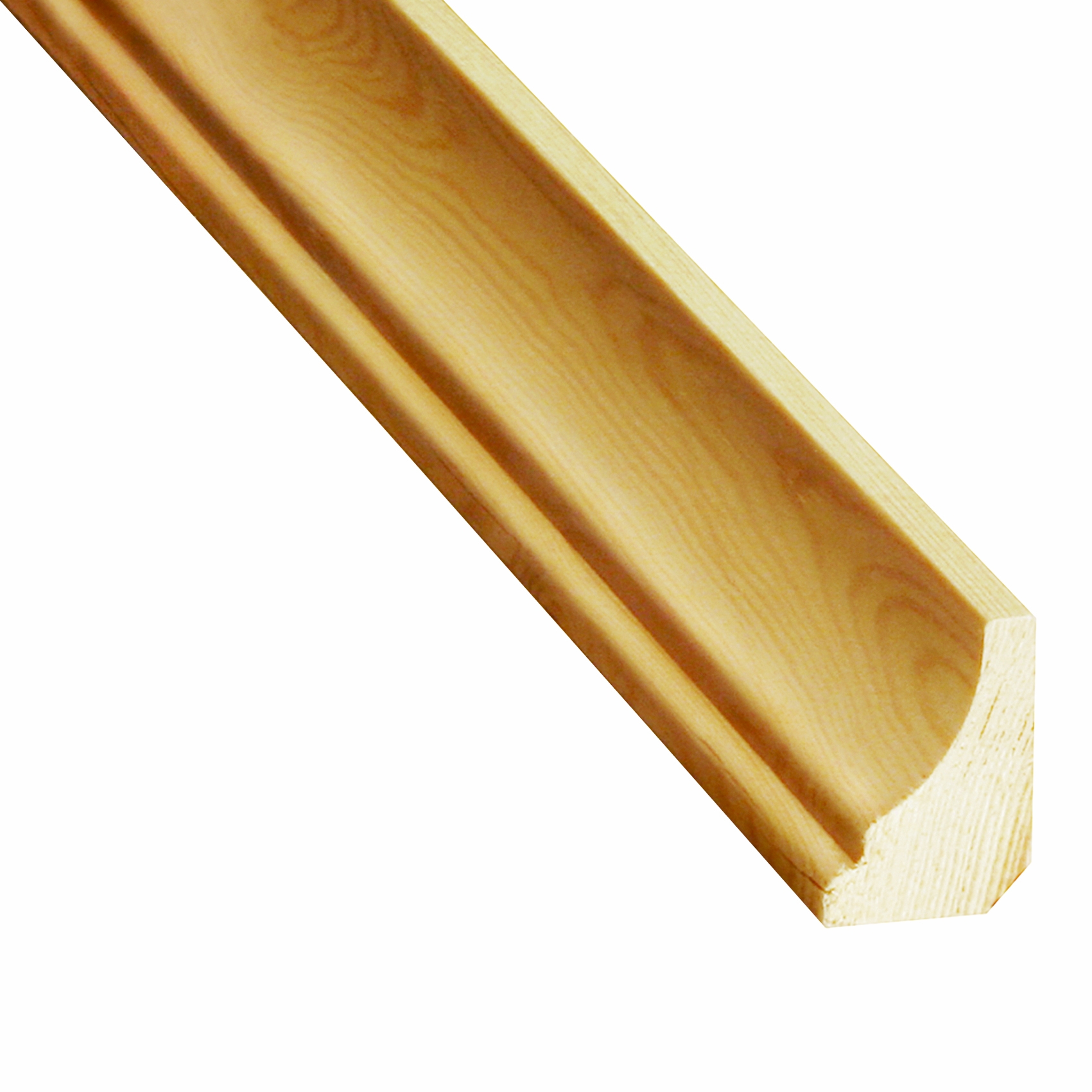 Coltar inferior, lemn de pin, 240 x 3.2 x 2.1 cm