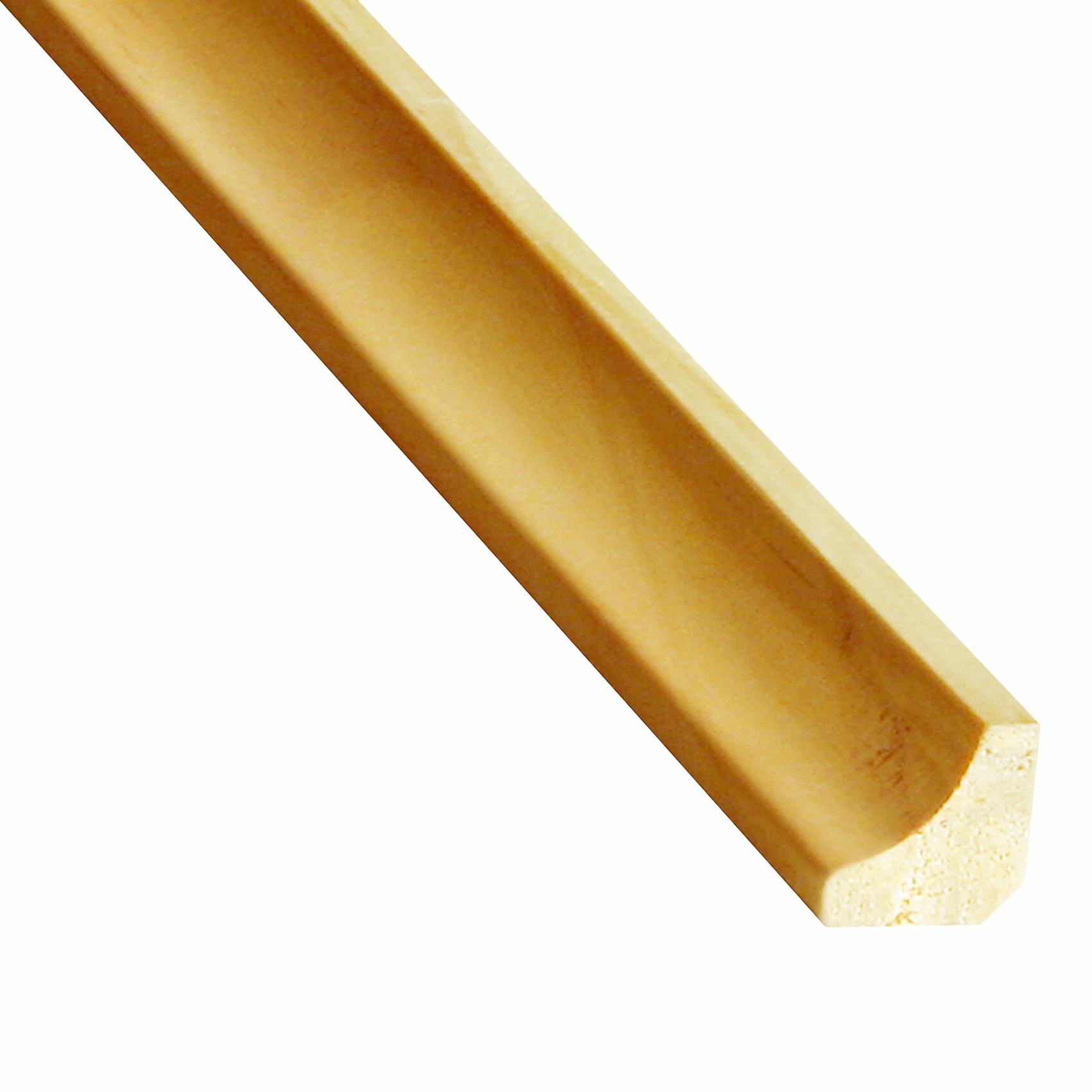 Coltar inferior, lemn de pin, 240 x 2.3 x 2.3 cm