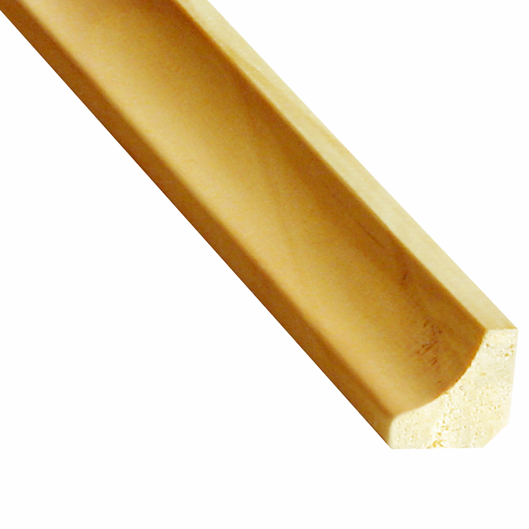 Coltar inferior, lemn de pin, 240 x 2.8 x 2.8 cm