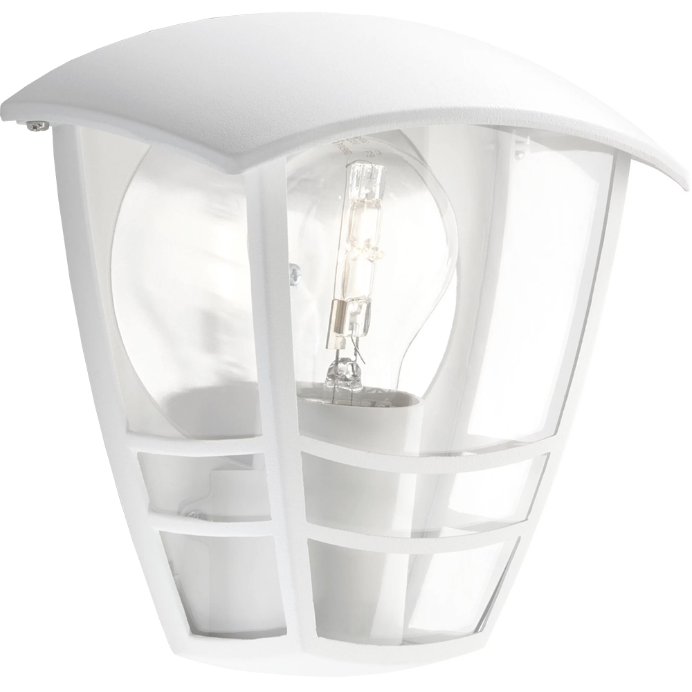 Aplica exterior PHILIPS Creek 8718291443537, 60W, E27, IP44, alb