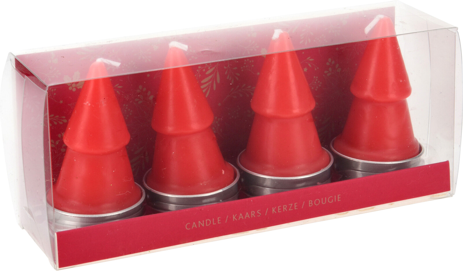 Set lumanari Bradut, 7 cm, 4 bucati, multicolor