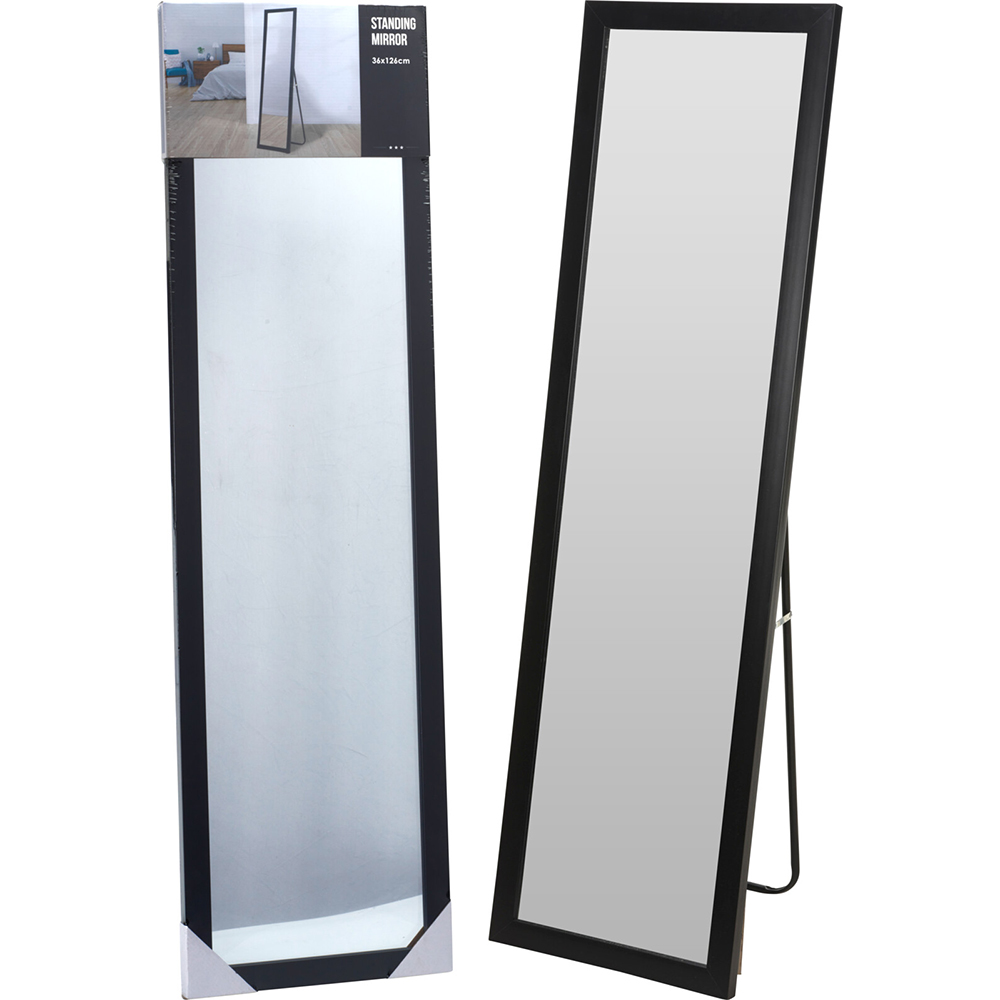 Oglinda decorativa Koopman, 36 x 125 cm, negru