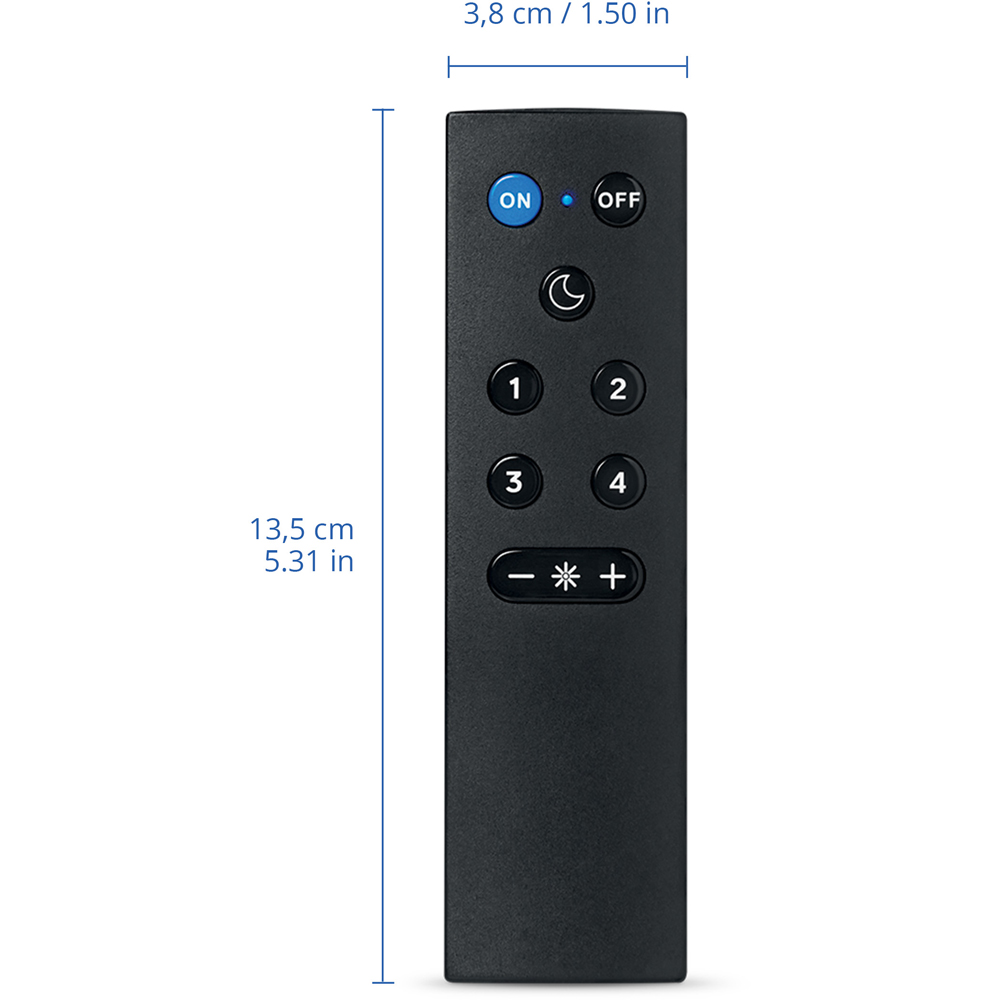 Telecomanda inteligenta PHILIPS 8721103114488, WiZ, IP20, Control max. 15 m, negru