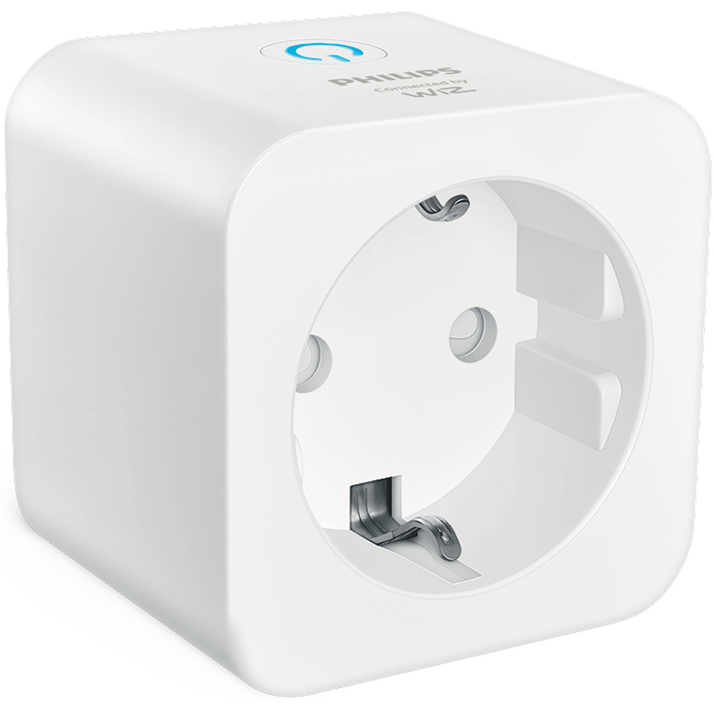 Priza inteligenta PHILIPS 929004751921, Wi-Fi, WiZ, IP20, Power Meter, alb