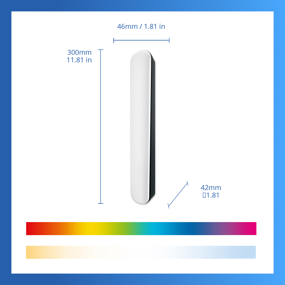 Gradient Light Bars PHILIPS 8721103160669, Wi-Fi, RGBIC LED, WiZ, IP20