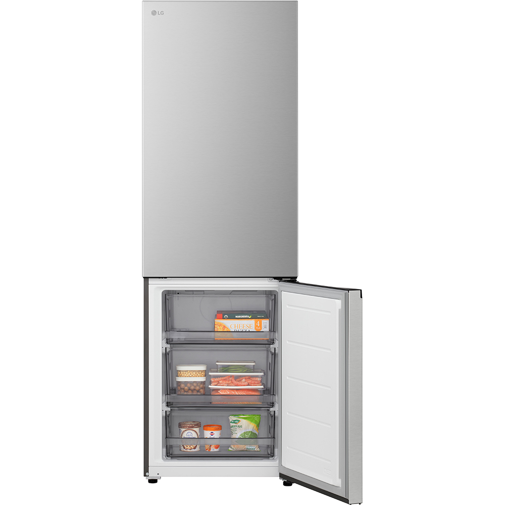 Combina frigorifica LG GBBSJ10EPY, No Frost, 333 l, H 186 cm, Clasa E, ThinQ, argintiu