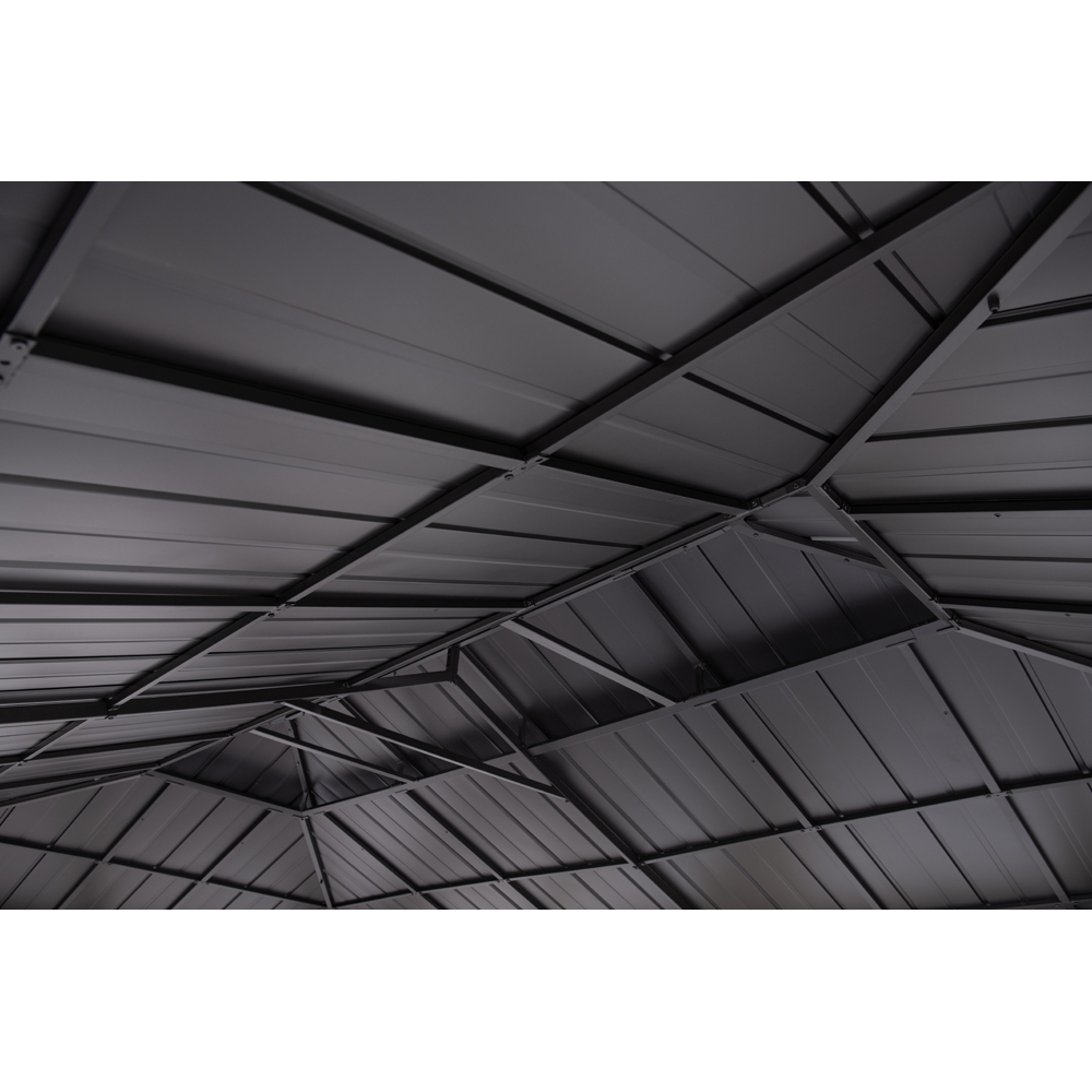 Pavilion gradina HOME DECOR, otel, 308 x 600 x 295 cm, bej