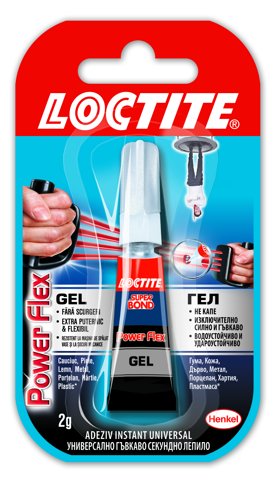 Adeziv gel, universal, transparent, 2 g  Loctite Super Bond Power