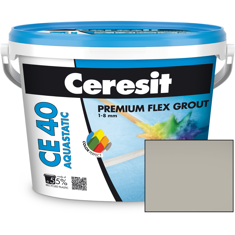 Chit de rosturi gresie si faianta CERESIT CE40, Gri, interior/exterior, 2 kg