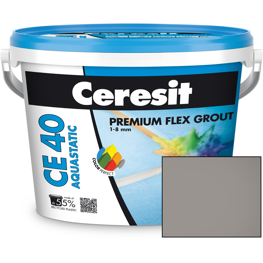 Chit de rosturi gresie si faianta CERESIT CE40, Antracite, interior/exterior, 2 kg