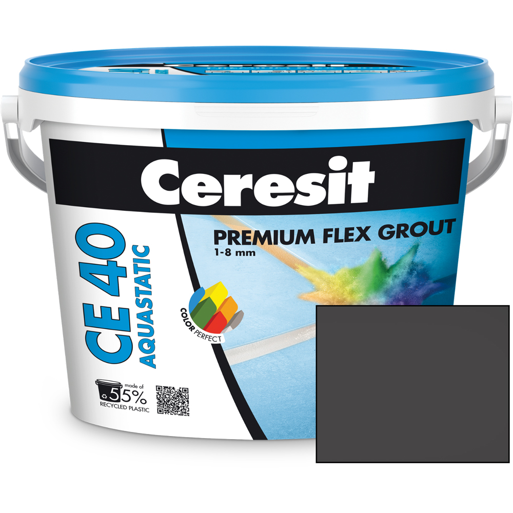 Chit de rosturi gresie si faianta CERESIT CE40, Coal, interior/exterior, 2 kg