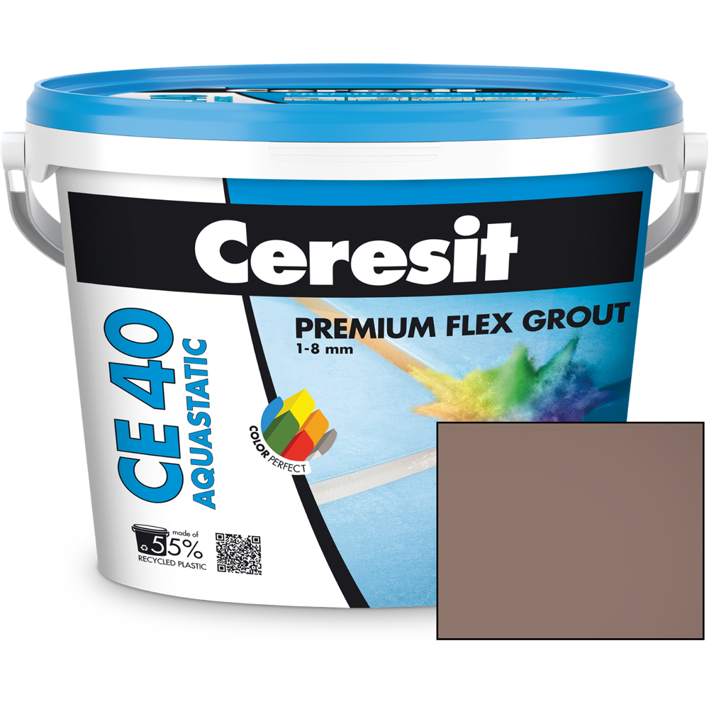 Chit de rosturi gresie si faianta CERESIT CE40, Chocolate, interior/exterior, 2 kg