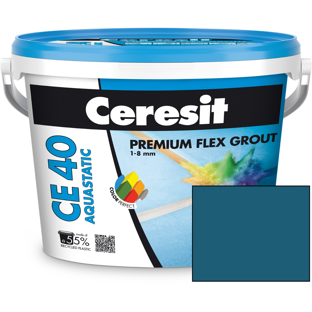 Chit de rosturi gresie si faianta CERESIT CE40, Ocean, interior/exterior, 2 kg