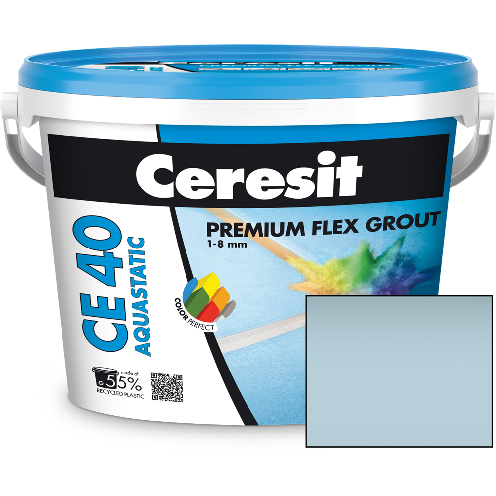 Chit de rosturi gresie si faianta CERESIT CE40, Sky, interior/exterior, 2 kg