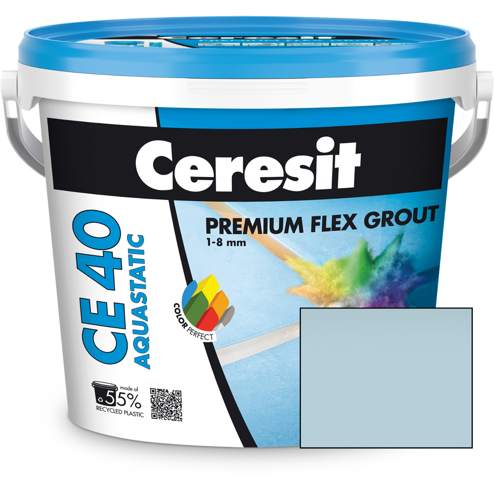 Chit de rosturi gresie si faianta CERESIT CE40, Sky, interior/exterior, 5 kg