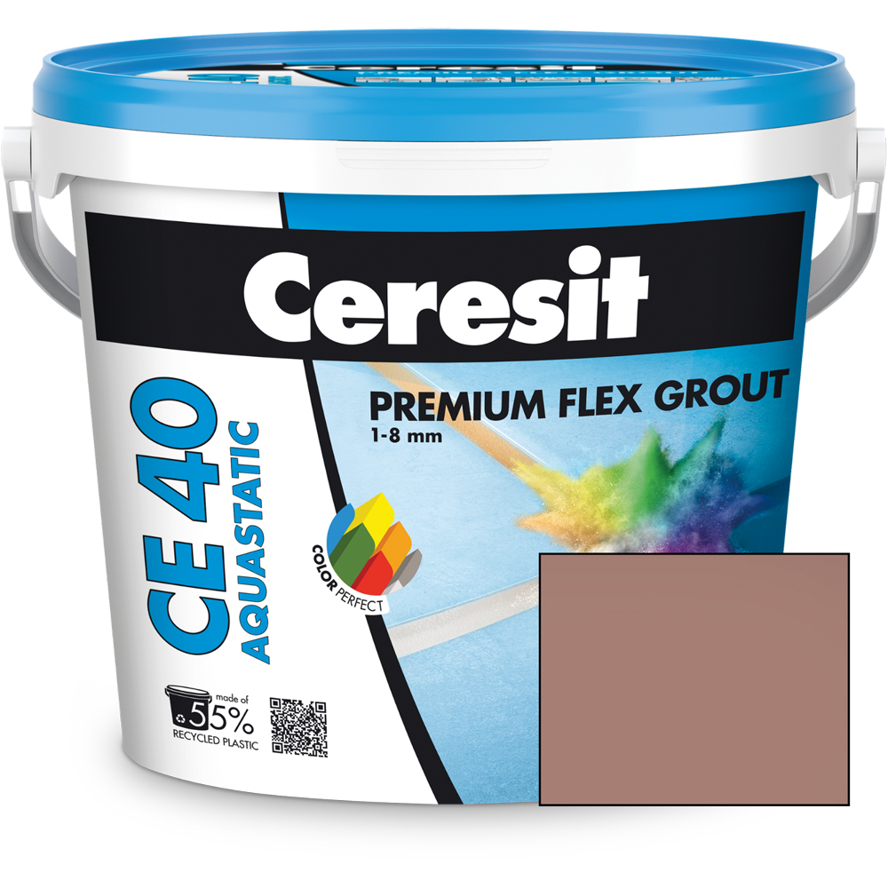 Chit de rosturi gresie si faianta CERESIT CE40, Cocoa, interior/exterior, 5 kg