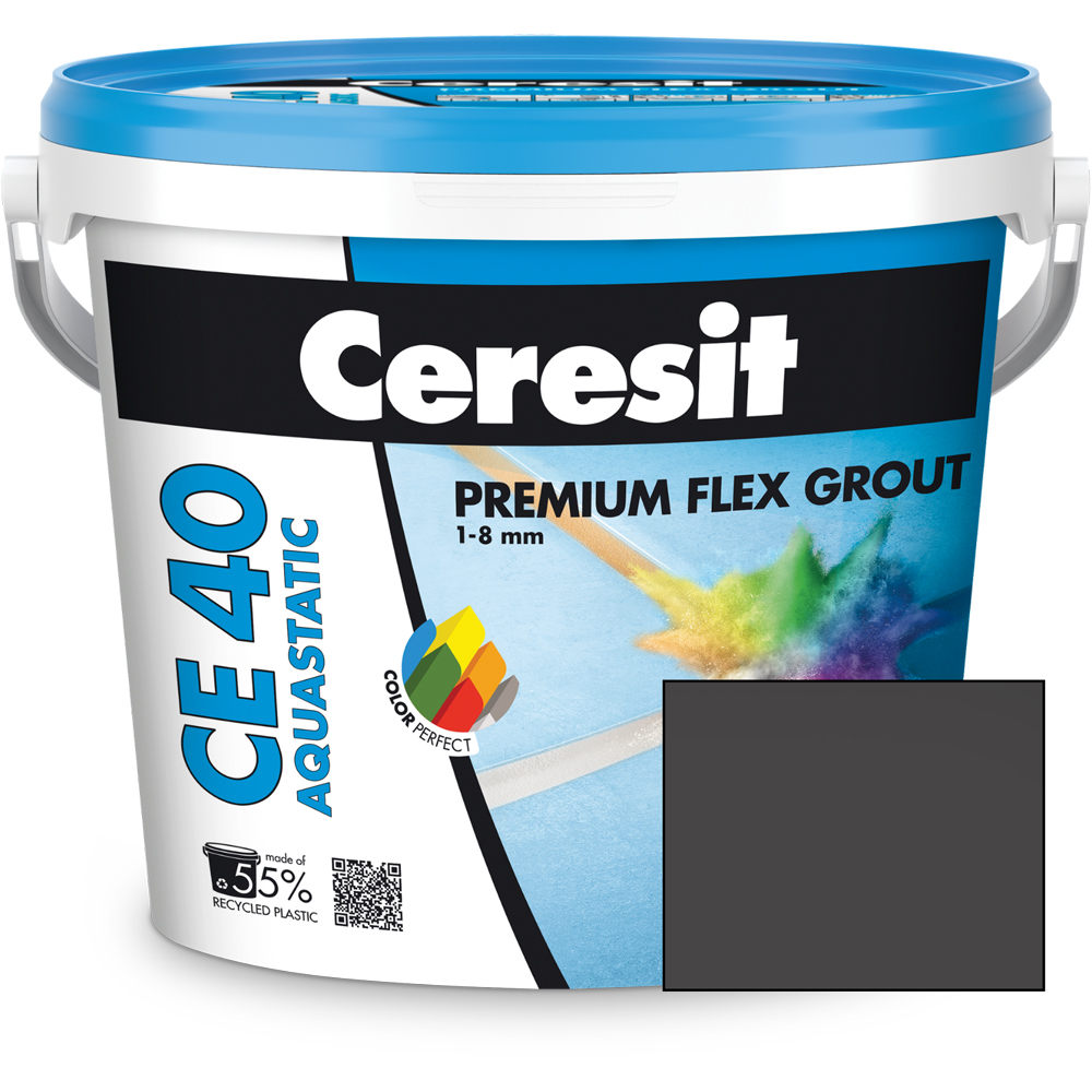 Chit de rosturi gresie si faianta CERESIT CE40, Coal, interior/exterior, 5 kg