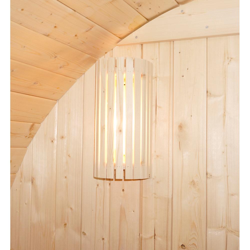 Sauna finlandeza SANOTECHNIK Tromso M, 189 x 120 x 191.5 cm, 2 persoane, natur