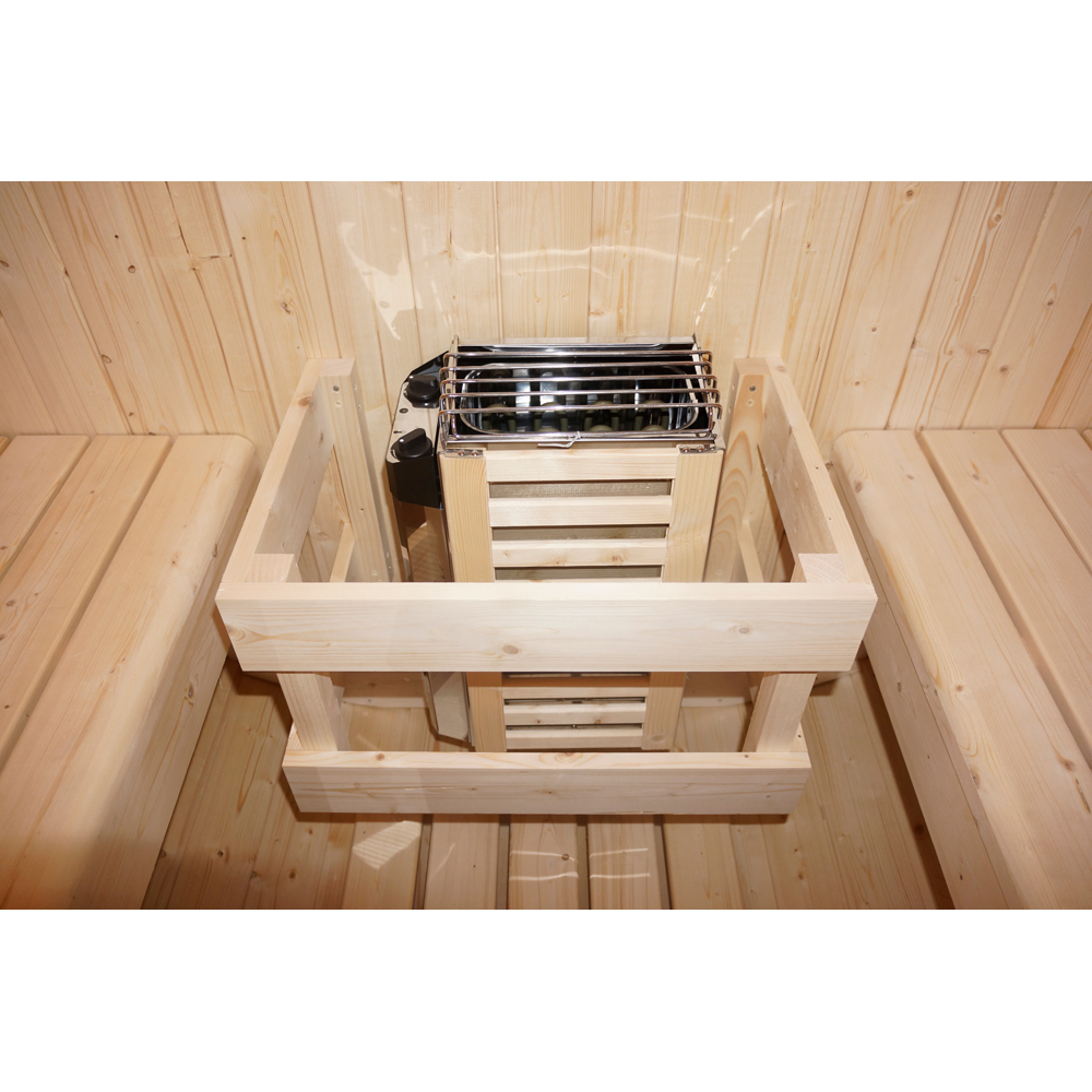 Sauna finlandeza SANOTECHNIK Tromso M, 189 x 120 x 191.5 cm, 2 persoane, natur
