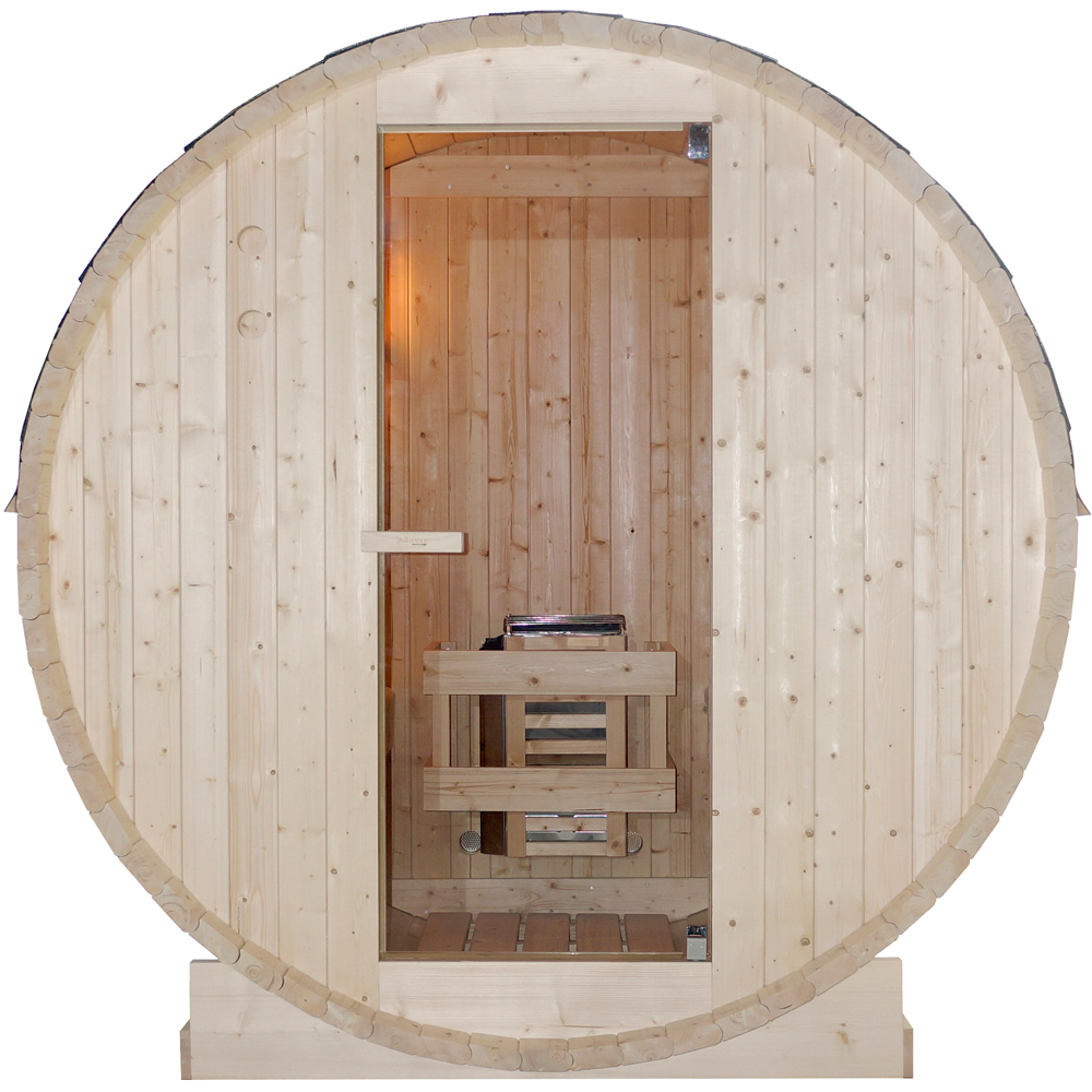 Sauna finlandeza SANOTECHNIK Tromso M, 189 x 120 x 191.5 cm, 2 persoane, natur