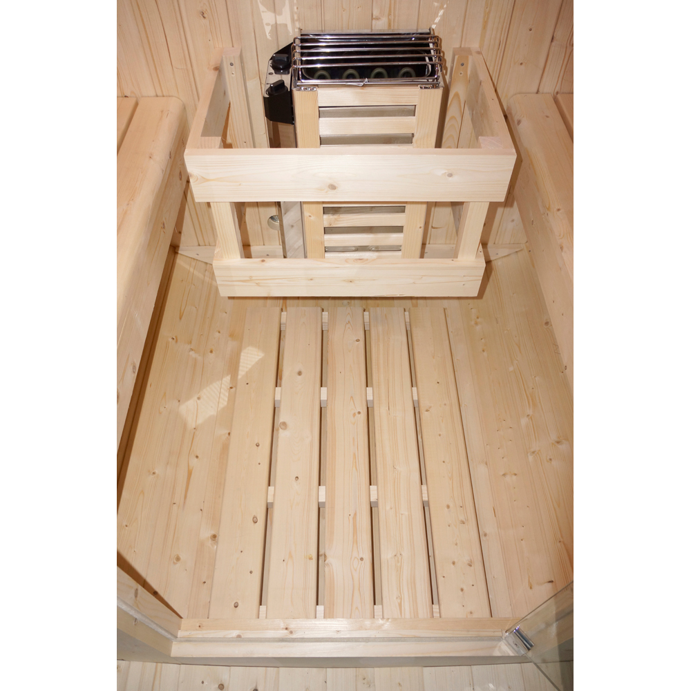 Sauna finlandeza SANOTECHNIK Tromso M, 189 x 120 x 191.5 cm, 2 persoane, natur