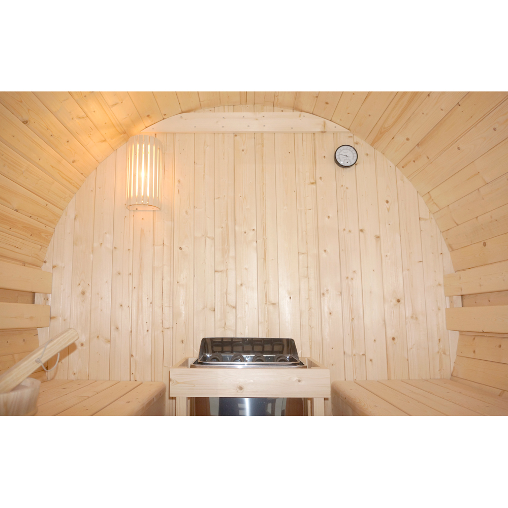 Sauna finlandeza SANOTECHNIK Tromso L, 189 x 180 x 191.5 cm, 4 persoane, natur