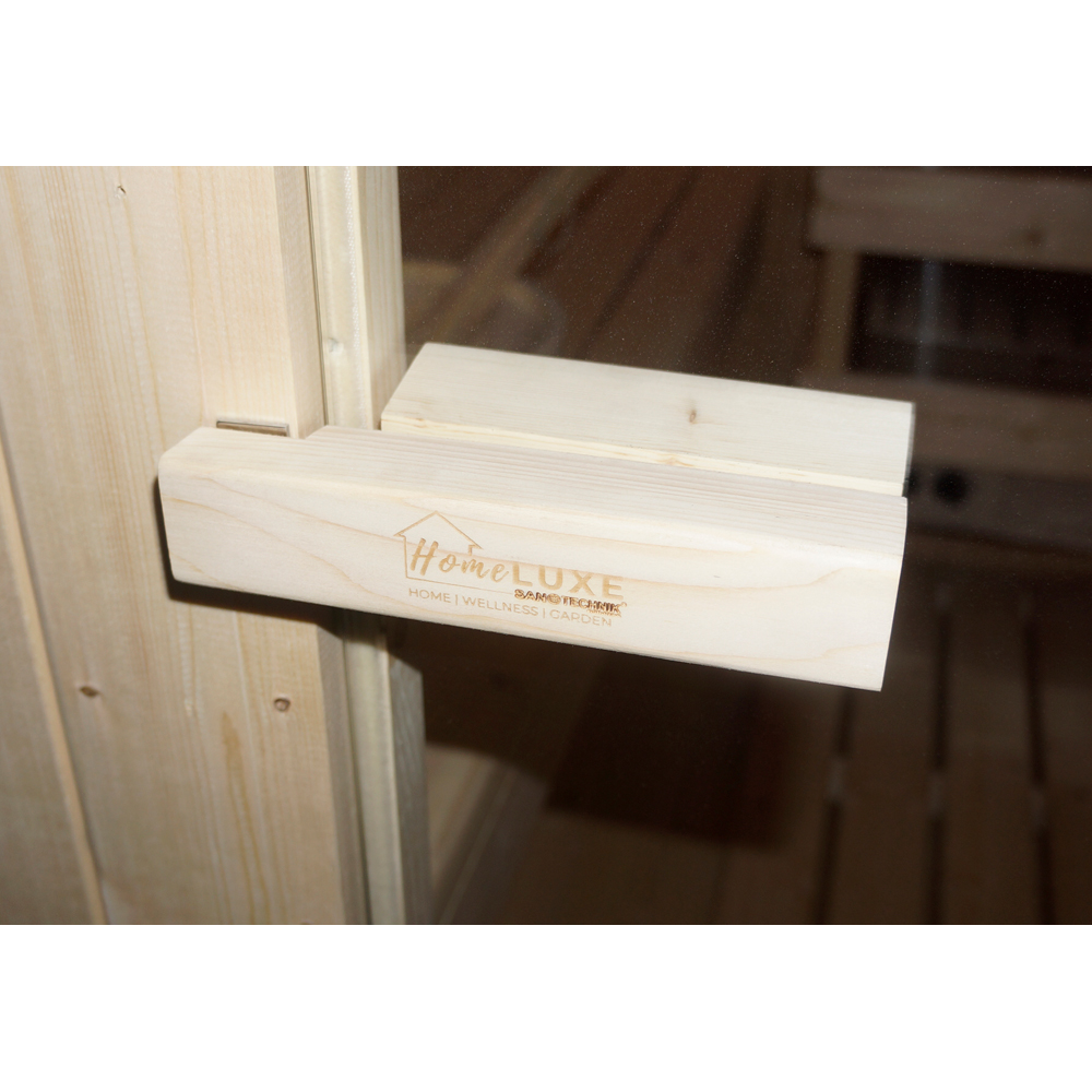 Sauna finlandeza SANOTECHNIK Tromso L, 189 x 180 x 191.5 cm, 4 persoane, natur